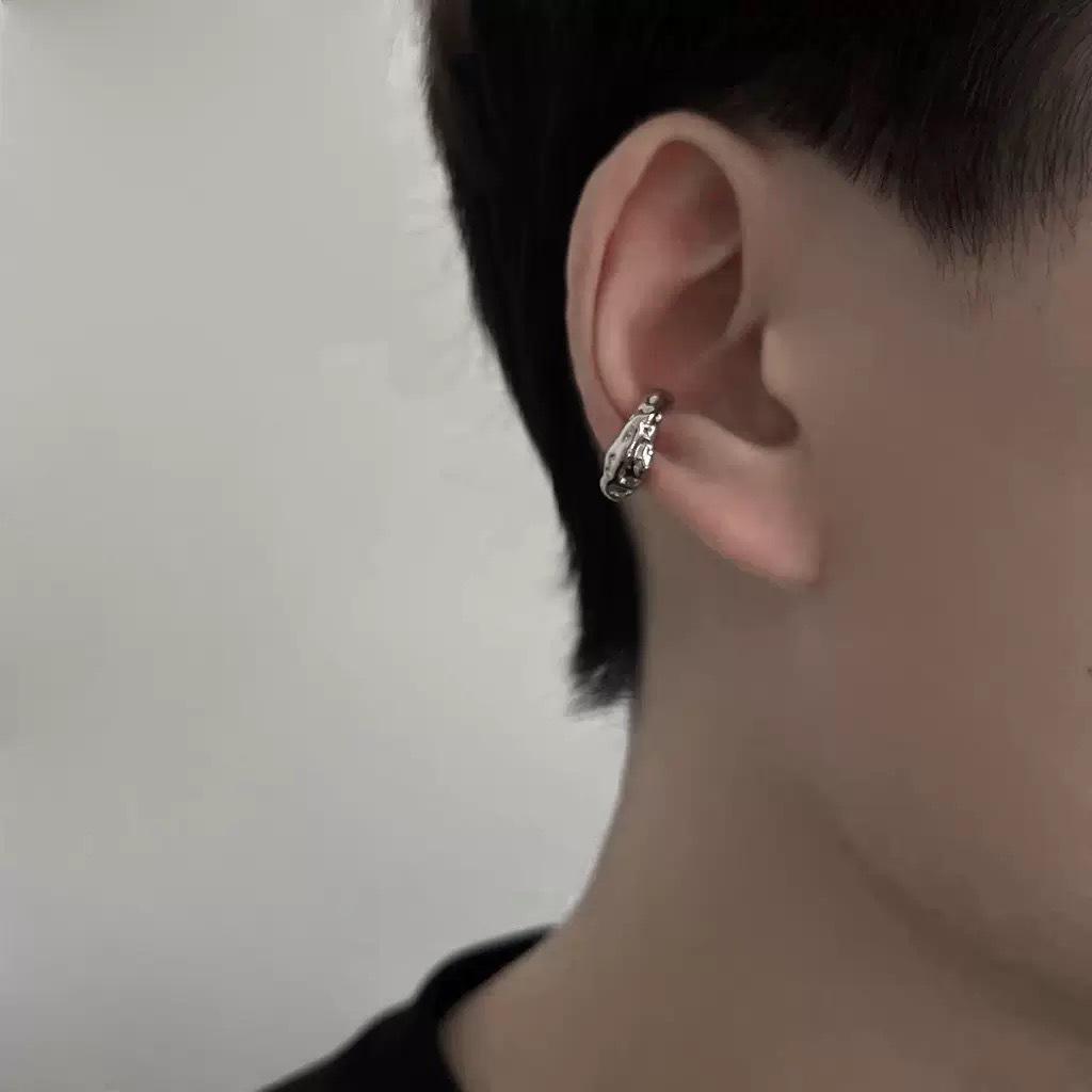Painless Men's Ear Cuff: Vintage Chic, Niche Design, No Piercing Required