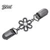 Vintage Clothing Accessories Hollow Flower Cardigan Sweater Clip, Women Clip with Waist Tightener Faux Pearl, Cincher for Dress Shawl Pants Anti Slip