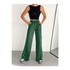 Women's Trend With Plenty Of Trotting Modal Fabric Tracksuit Six Double Pockets Wide Leg Sides With White Lane