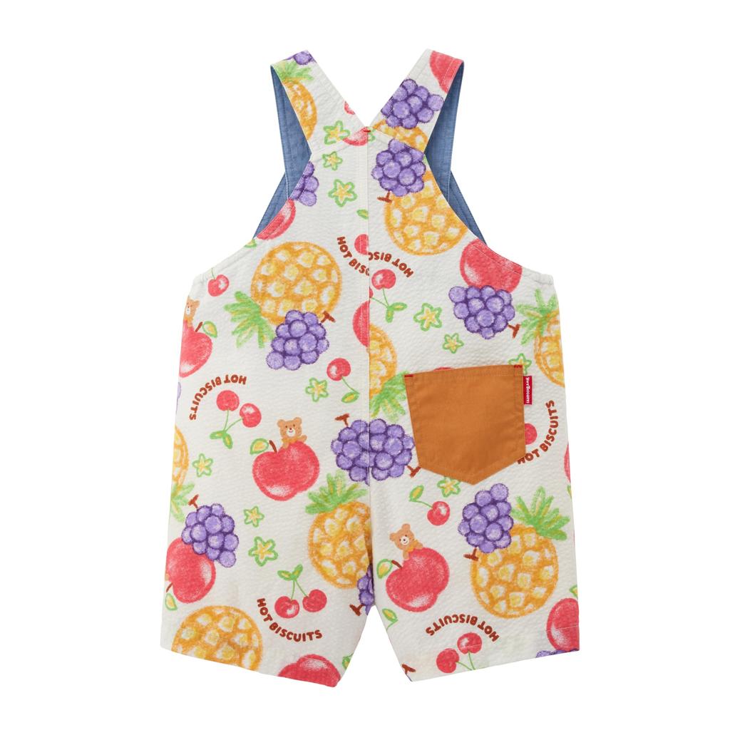 HOT Overalls for Boys and S [MIKIHOUSE BISCUITS] Girls, Baby, Kids, Children's Clothing, Ivory, (70-80cm) 72-3301-143