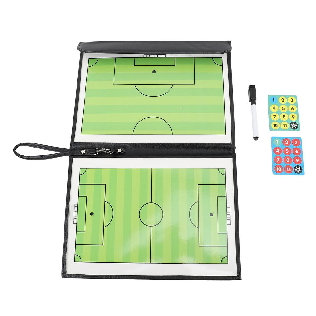 Soccer Coaching Board Soccer Coaches Clipboard Portable Football Training Strategy Coach Board with