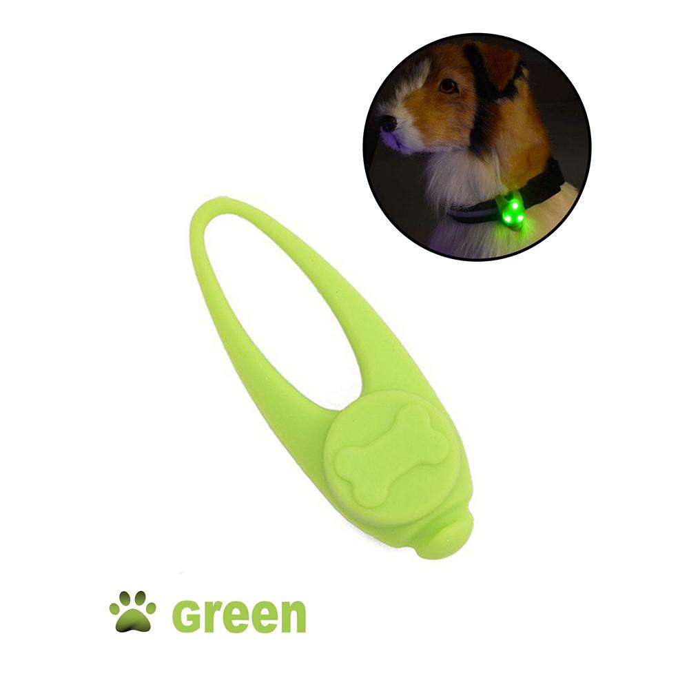 Nachtsicherer Haustieranhänger LED-Licht für Hunde Katzen, Leuchtender Anti-Verlust-Halsbandanhänger für Nachtspaziergänge Teddy Kleine Haustierbedarf
