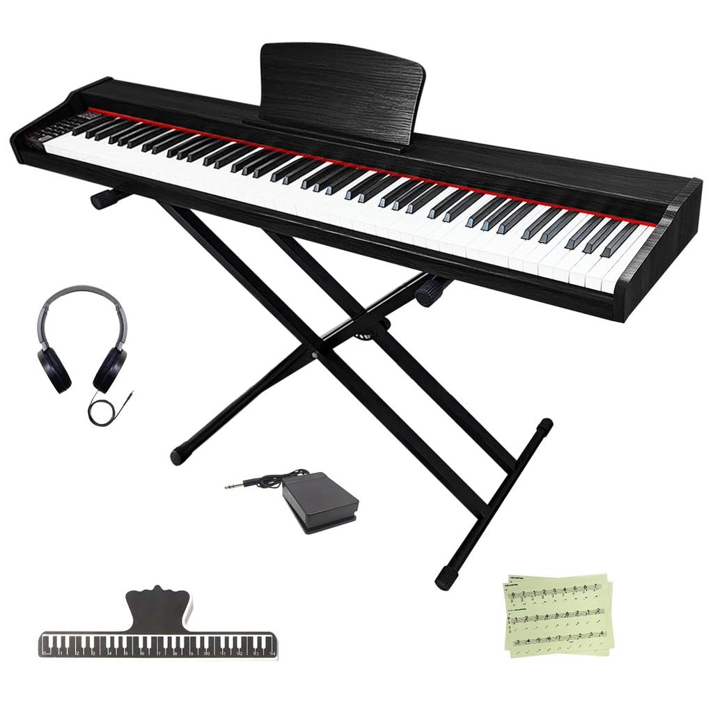 Electronic Piano Stand Longeye Electronic 88 MOLD2 with Japanese Two headphones can be used at the same MIDI terminal 10mm 380 types of DREAM sound