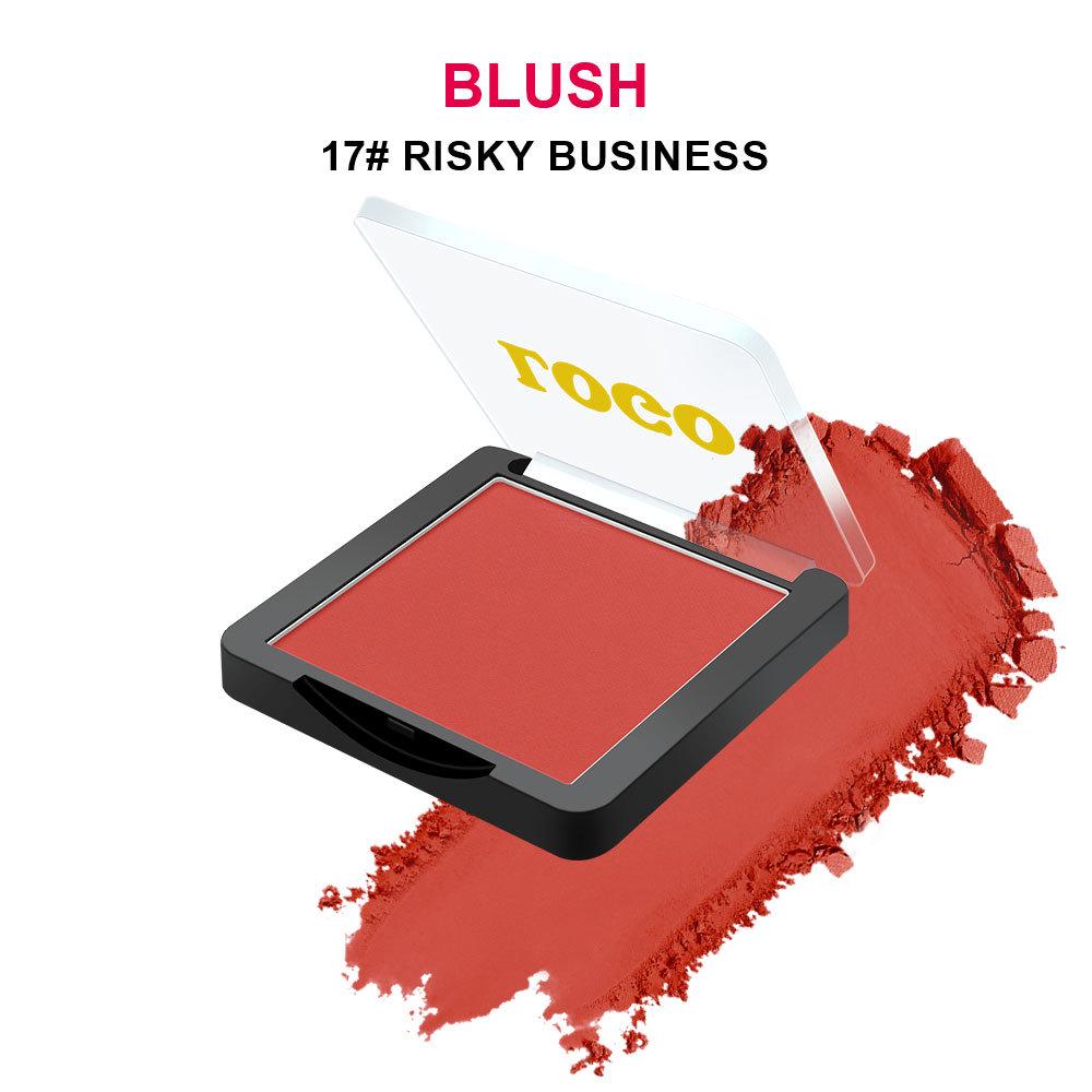 Versatile Matte Blush Palette: Low-Saturation, Single-Color Option