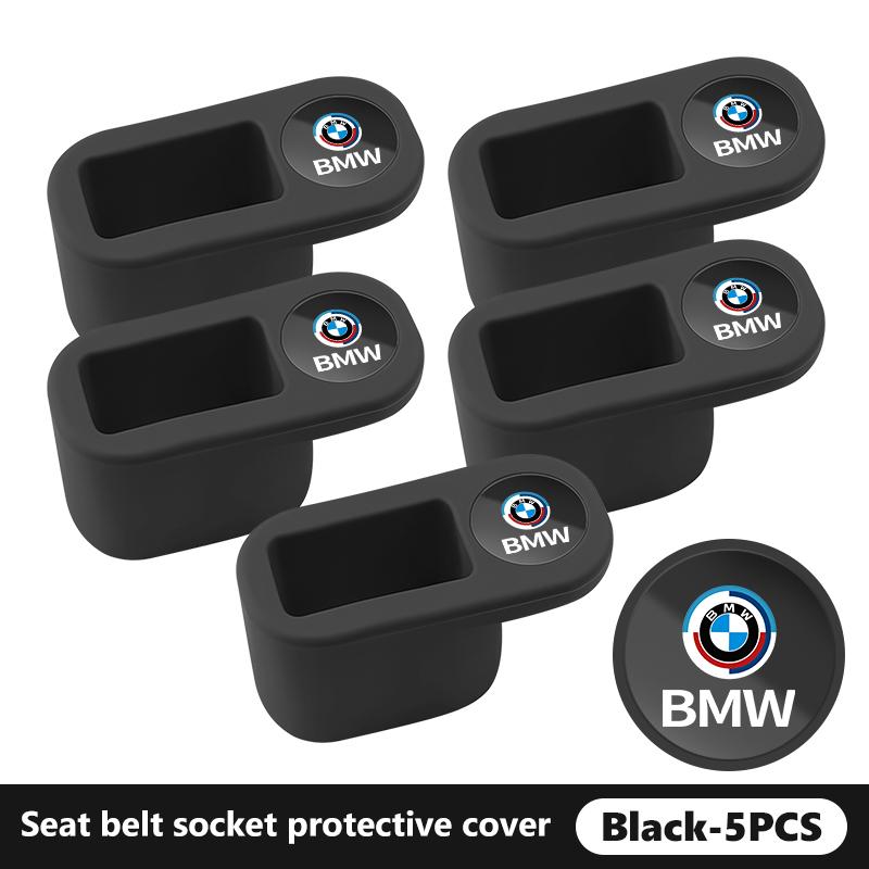 Car Seat Belt Base Anti Scratch Cover Auto Interior Accessories For BMW M E87 E30 E46 E28 E39 F18 F35 G03 F10 E93 F20
