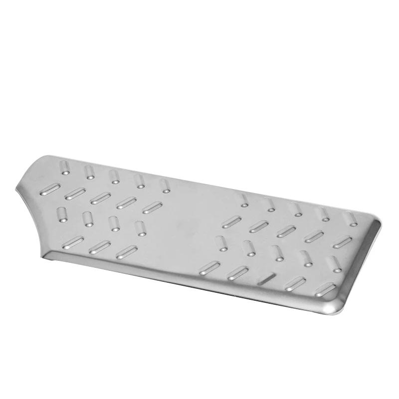 Stainless Steel Car Left Foot Rest Pedal Plate Cover Non-Slip Pad Protection Trim For Honda Civic 10th 2016 2017 2018