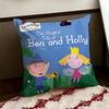 Ben und Holly's kleines Königreich Kissenbezug Wendbar Weich Langlebig Kissenbezug Zuhause Auto Mehrzwecknutzung für täglichen Komfort