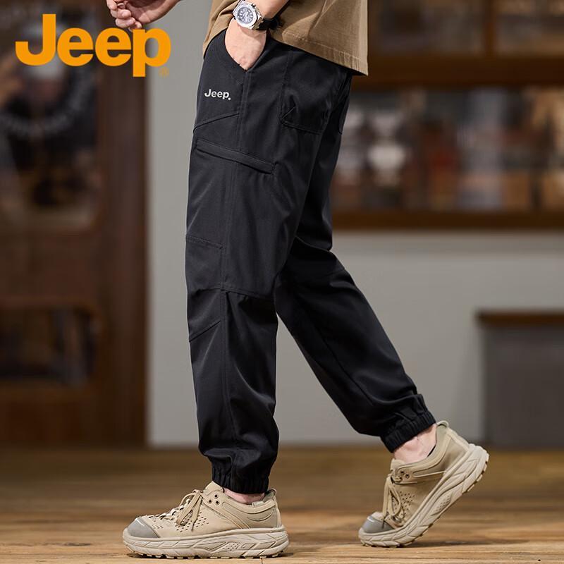 

JEEP Men s Loose Fit Outdoor Cargo Jogger Pants 4XL