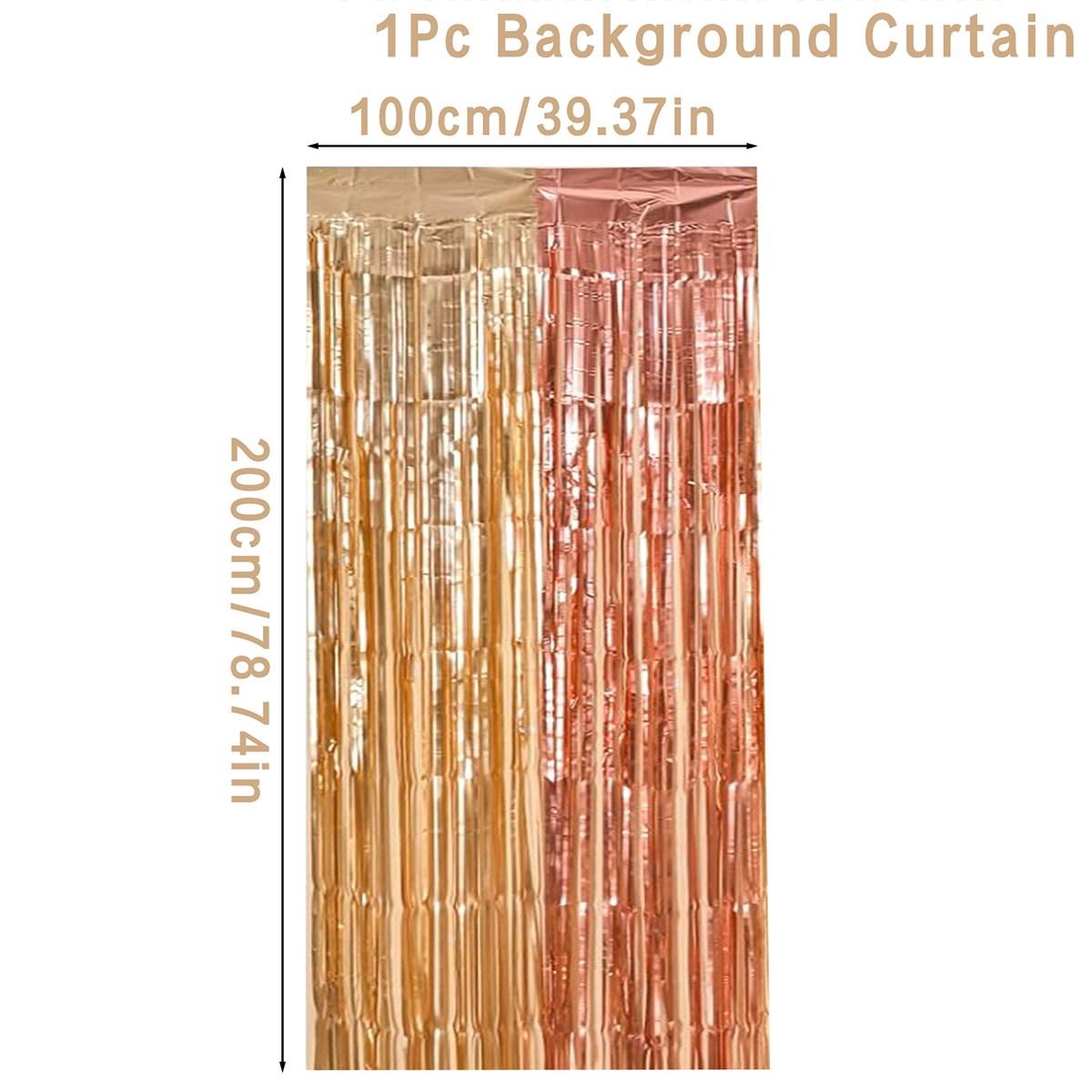 

1X2M Радужная фольга бахрома занавески мишура металлические ленты для дня рождения свадьбы девичника единорог вечеринка украшение фон