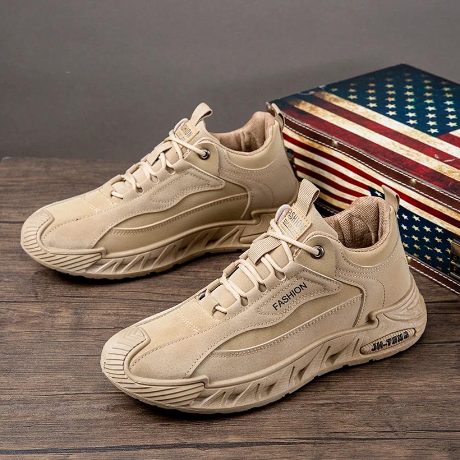 Men's Thick Casual Sports Shoes Non-slip Increase Comfortable Breathable Vulcanized Shoes large Size Spring and Autumn Shoes