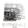 Metal Wall Art American Flag Tattoo Studio Sign Personalized Gift Sculpture