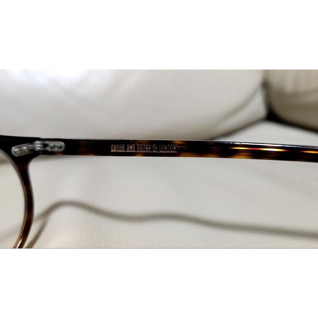 Used Cutler and Gross M0703 Round Glasses Rare Item Discontinued Model