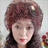 New Flower Embroidery Bonnet Hat Elastic Full Cover Headwear Cover White Hair Breathable Turban Hat Gift