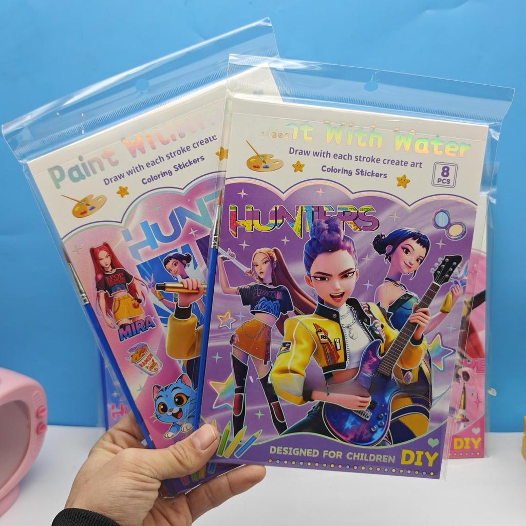 2026New KPOP Cartoon Movie Creative Coloring Book for Elementary School Students High Beauty Picture Book