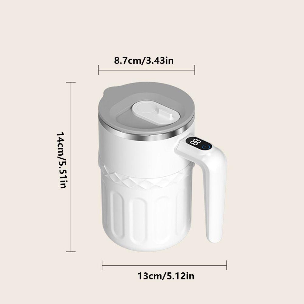 380ML Automatic Mixer Cup Rechargeable Electric Coffee Mug Self Stirring Coffee Mug Food-Safe Use