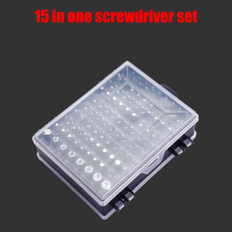 Multipurpose 115 In 1 Magnetic Screwdriver Set With Storage Case Professional Repair Tool Set For Electronics Watches