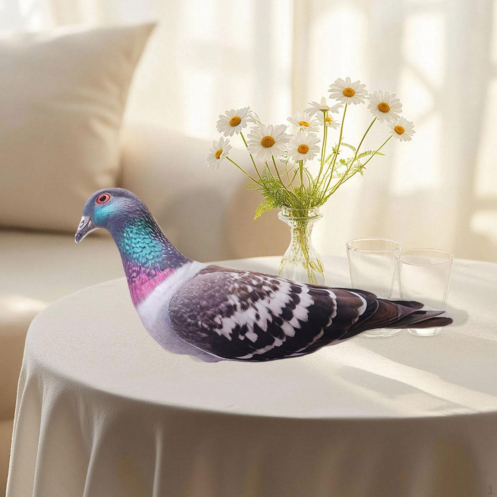 

3D Animal Toy Cushion for Kids Birthday Celebrations Pigeon