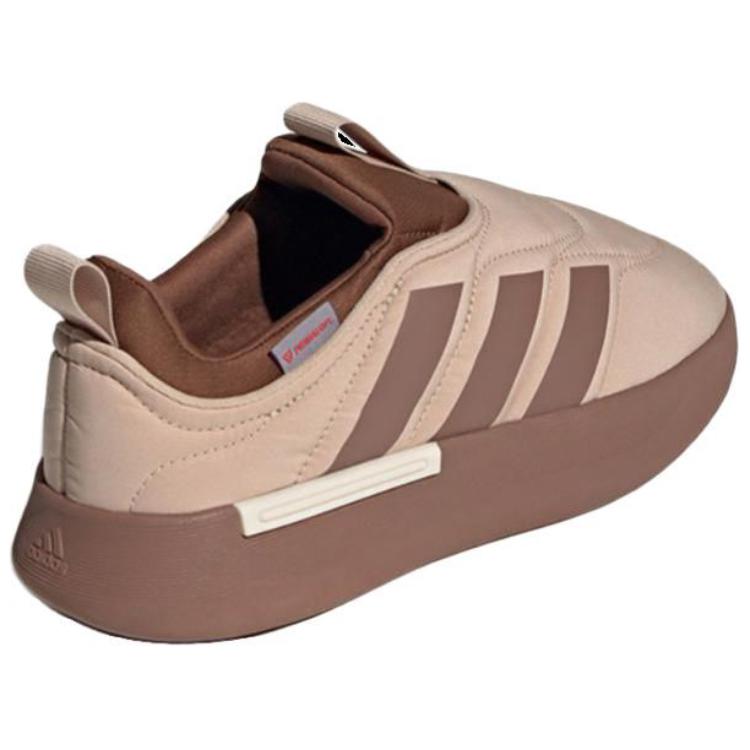 Adidas Adipuff Módní trendy protiskluzové odolné nízké ležérní boty Unisex tenisky Hnědé JP7710