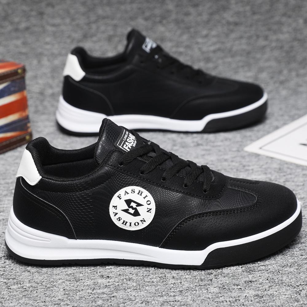 

Forrest Gump shoes men s new summer thick-soled non-slip breathable casual shoes low-top lace-up color matching trendy casual shoes 39 чёрный