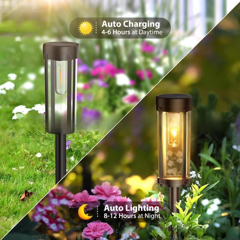 NuFeng Solar Tungsten Filament Lawn Lights