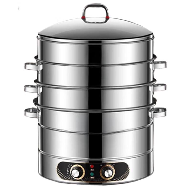 Yingbai 42cm Nerezový komerční elektrický parní hrnec