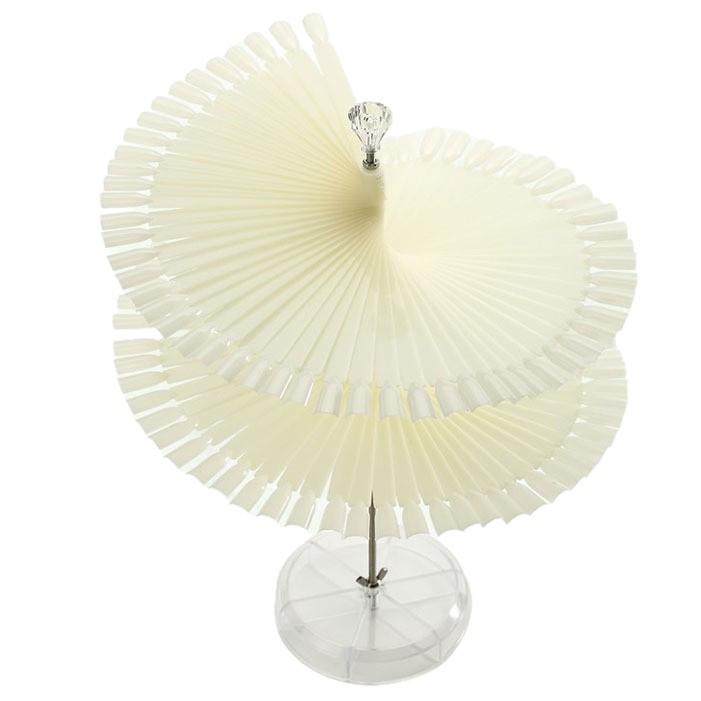 Nail Art Spiral Color Card Fan - 120 Colors Display Stand for Gel Polish