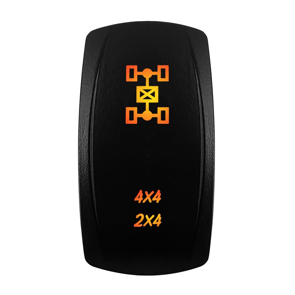 Comutator Basculant cu LED Portocaliu/Chihlimbar Bară Luminoasă LED Lumini Spot 5P/7Pini Pornit Oprit Pornit Pentru Mașină Barcă Camion PV Stil ARB Piese Auto Camper Comutatoare Baterie5