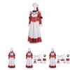 Cute And Sweet Red Mia Cosplay Maid Outfit For Night Of The Dead Theme In Multiple Sizes