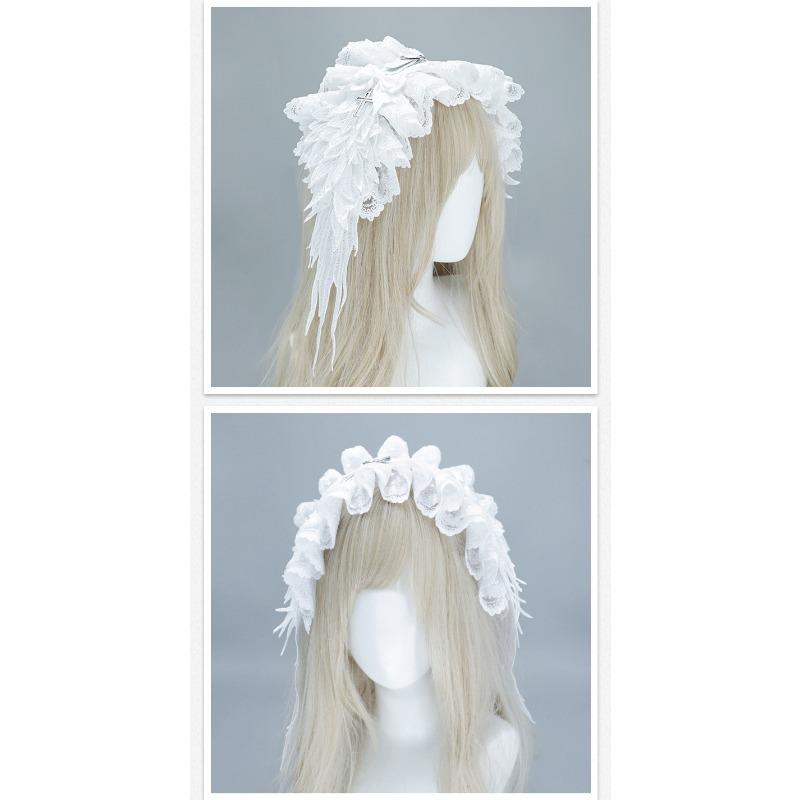 Gothic-Haarbänder: Subkulturelle Cosplay-Accessoires im Dark Punk Lolita-Stil