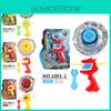 Traditional Children's Alloy Spinning Top Toy Set With Colorful Combat Options For Engaging Playtime
