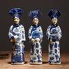Creative Chinese Court Lady Ceramic Figurine for Modern Home Decor