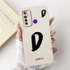 For Realme 5i RMX2030 6i RMX2040 Cover For Realme 6i Case Simple Fashion Letters A-Z Pattern Design Silicone Shockproof Bumper