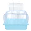 ABS Tragbarer Vogelkäfig mit transparentem Fenster für kleine Vögel Agaporniden Wellensittiche Nymphensittiche und kleine Haustiere Reise Indoor Multi