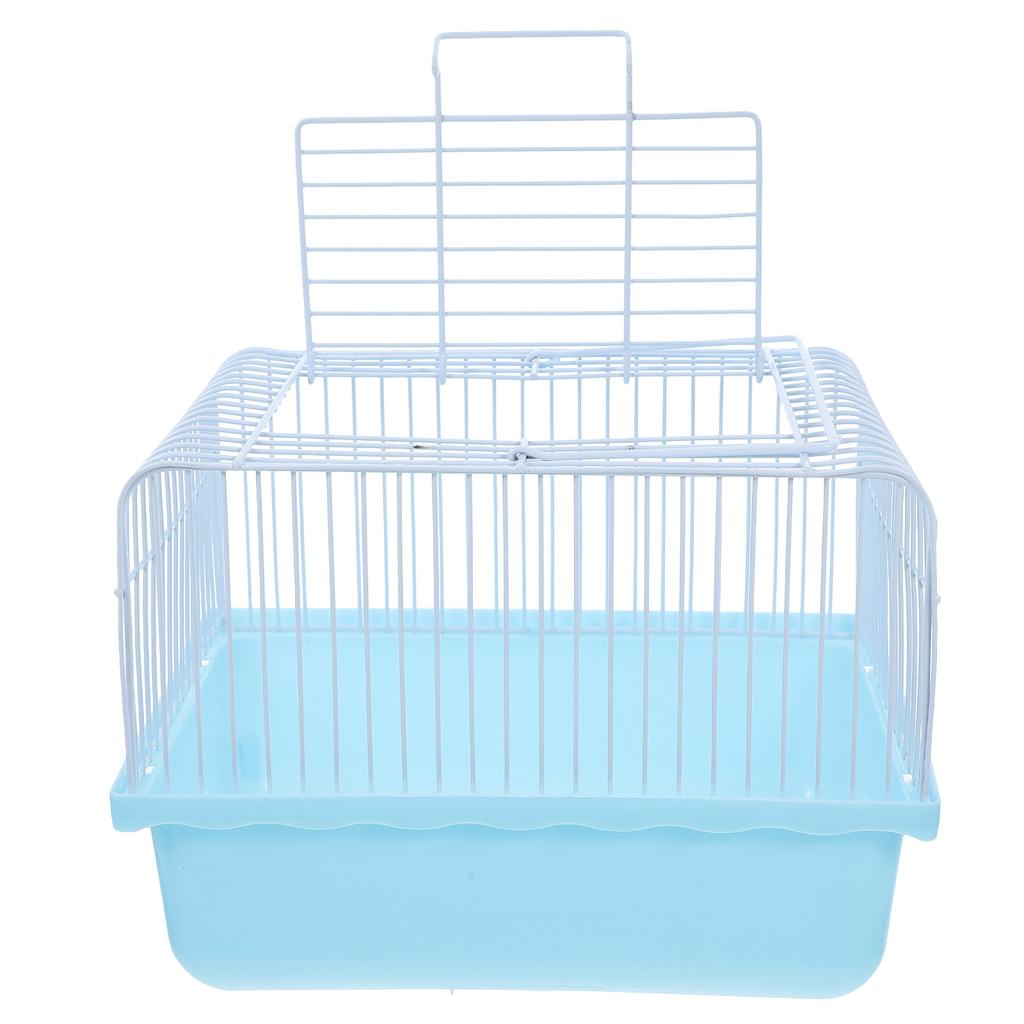 ABS Portable Bird Cage with Transparent Window for Small Birds Lovebirds Parakeets Cockatiels and Small Pets Travel Indoor Multi