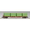 TOMIX N Gauge Koki 5500 with Container 2754 Railway Model Freight Car