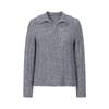 JOOOZE Vintage Relaxed Collared Sequin Wool-Blend Knit Sweater