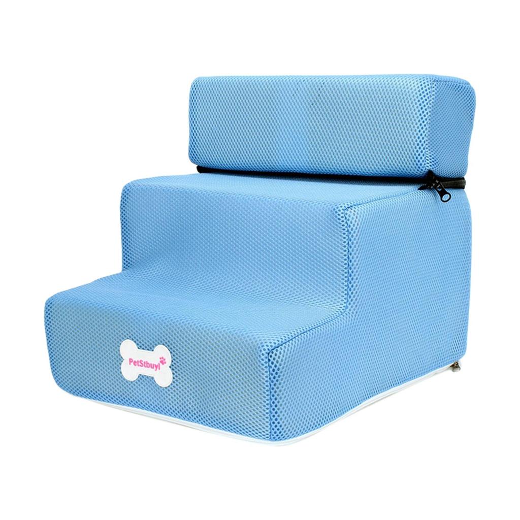 Portable Dog Stairs Steps Ladder Detachable Top Washable Non Slip Climbing Platform Cat Ramp for Car