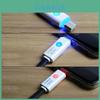 Cabo USB 3.1 Tipo C USB-C de Qualidade Premium com Luz LED para Sincronização de Dados e Carregamento Rápido para Telefones Android