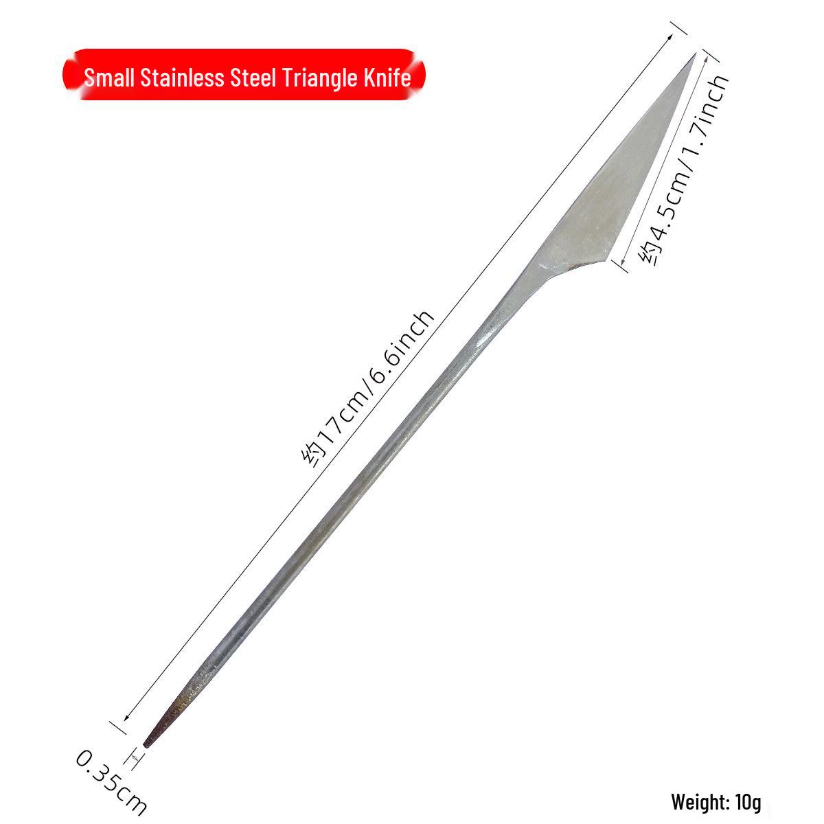 

Professional Stainless Steel Clay Sculpting & Pottery Tool Set: Hole Punch, Gouge, Spout Cutter, Triangle Slice