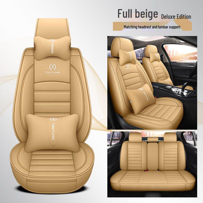 Nissan Car Seat Cover Set: Fits Sylphy, Kicks, Bluebird, Teana, Qashqai, X-Trail, Tiida – All-Season Cushions.