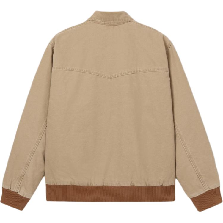 Levis Workwear Casual Loose Fashion Long Sleeve Denim Jacket Men jackets Light-Brown A8583-0004