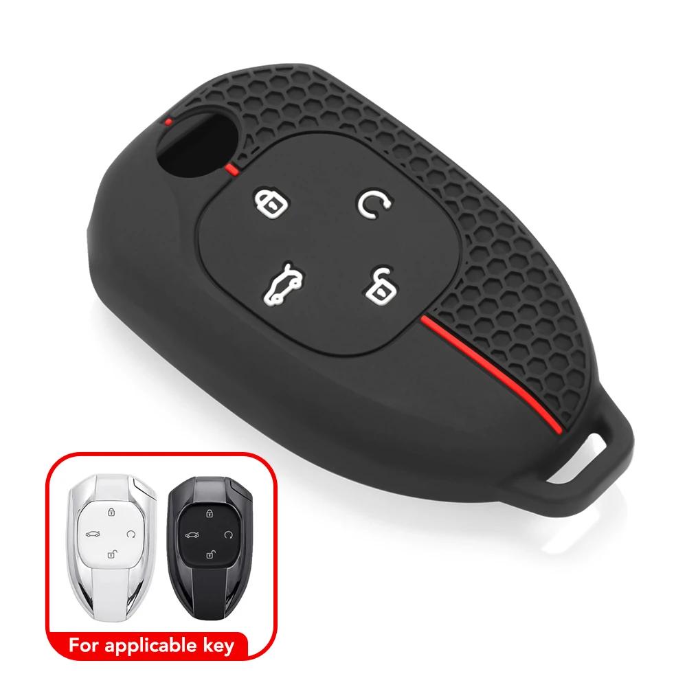 Silicone Car Key Case Cover Shell For Trumpchi Gac  Empow J11 J12 J13 J14 J15 J16 Gs8 Fob Keychain Accessories