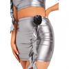 Missy Empire Womens/Ladies Floral Corsage Fitted Mini Skirt