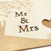 Rustics Wooden Guest Book Wedding Reception Hardcover Guest Book Sign Book Album for Wedding Parties HX6C