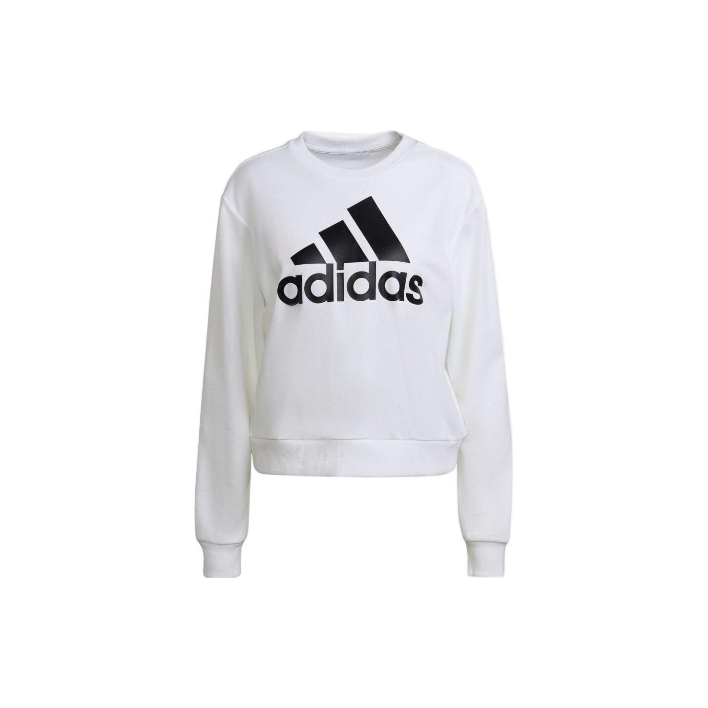 (WMNS) adidas Essentials Logo Loose Sweatshirt  White  Women s HD1783 XL