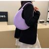 Niche Patent Leather Jelly Bag Women's Large-capacity New Summer Shoulder Armpit Bag Commuter Dumpling Bag