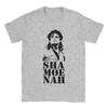 Sha Moe Nah Michael Jackson TShirts for Unisex Funny Cotton Tee Shirt Round Neck Short Sleeve T Shirt Gift Idea Clothing