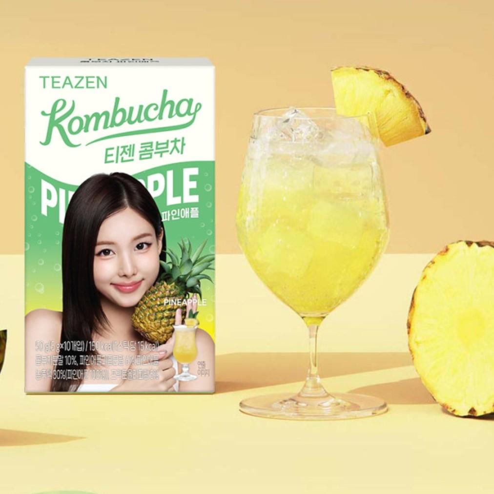 Teazen Kombucha Pineapple (1Box 30 Sticks), Korea Kombucha