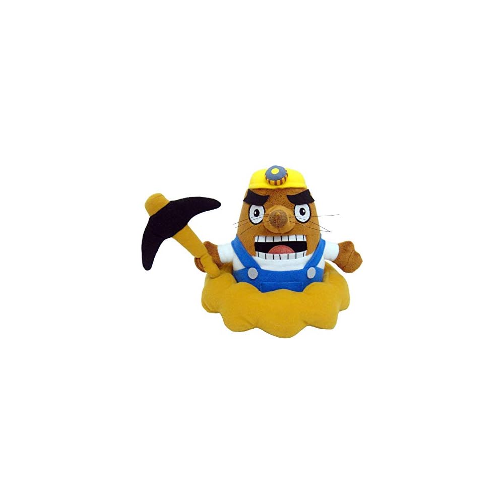 San-ei Boeki Animal Crossing All Star Collection Resetti Plush Toy 17x17x16cm