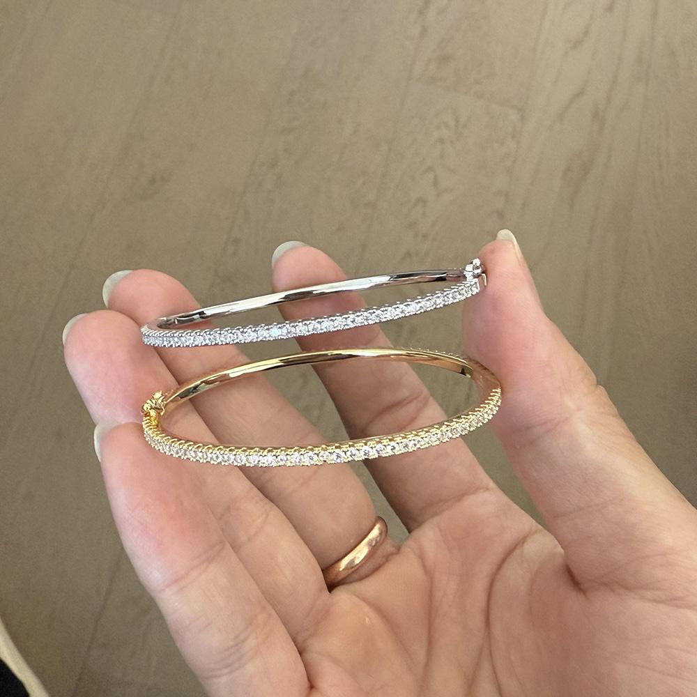 Fashion Classic Bracelet Luxury 925 Silver 5a Zircon Bracelet Women's Wedding Party Small Bracelet High Quality Jewelry